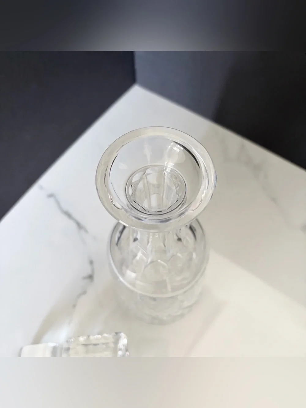Tall Lismore Decanter with Stopper by Waterford Crystal